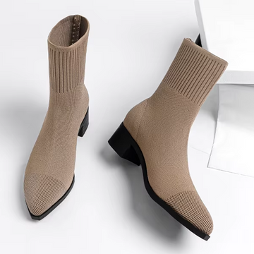 Bota Malha Tricô Confortável - Samira