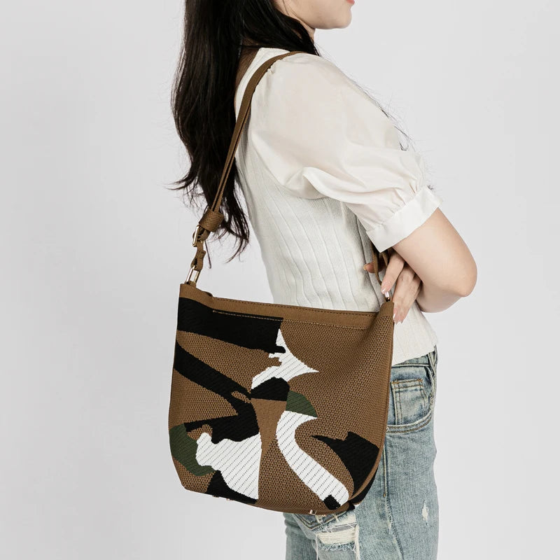 Bolsa de Malha Tricô Tote - Lucy