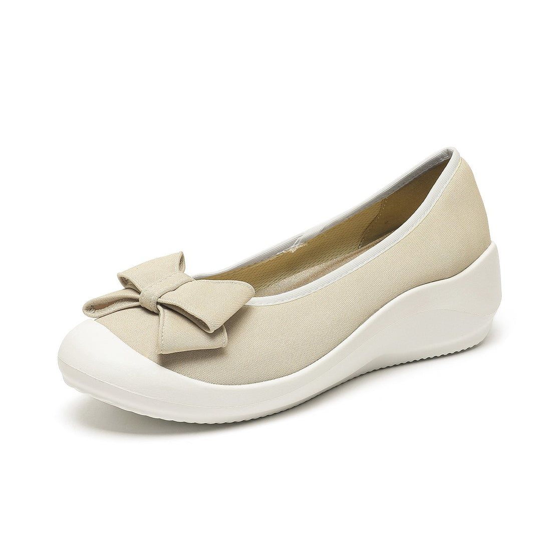 Sapato Salto Cunha Confortável em Malha Tricô - Daphne