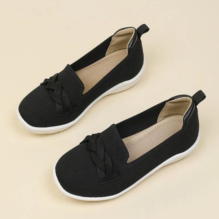 Mocassim Confortável em Malha Tricô - Lorene