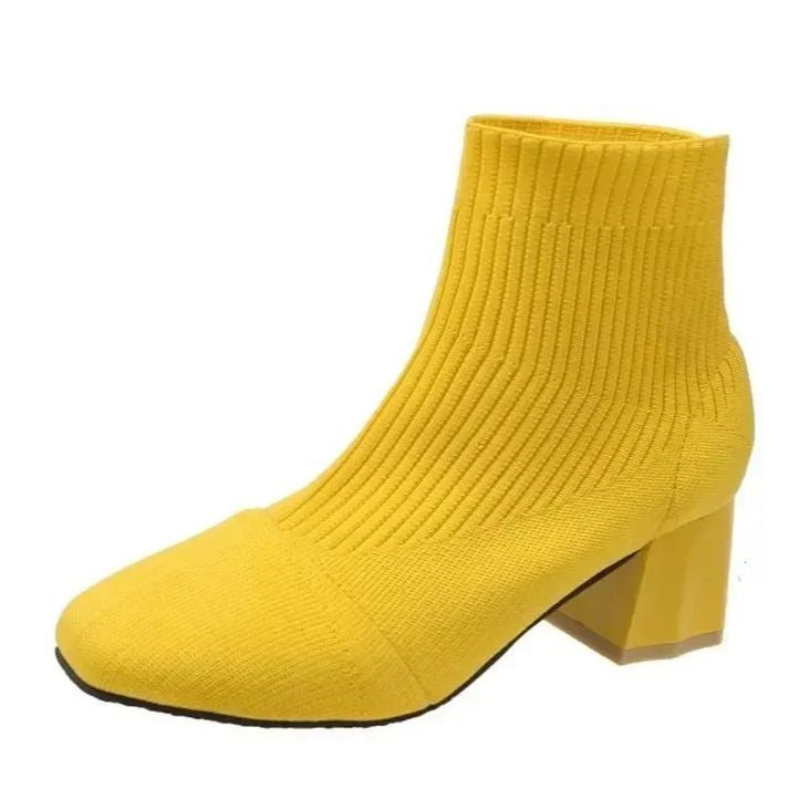 Bota Malha Tricô Confortável - Thalia