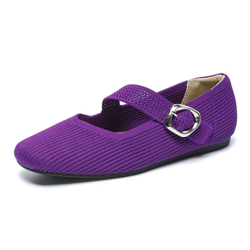 Sapatilha Mary Jane em Malha Tricô - Maelle