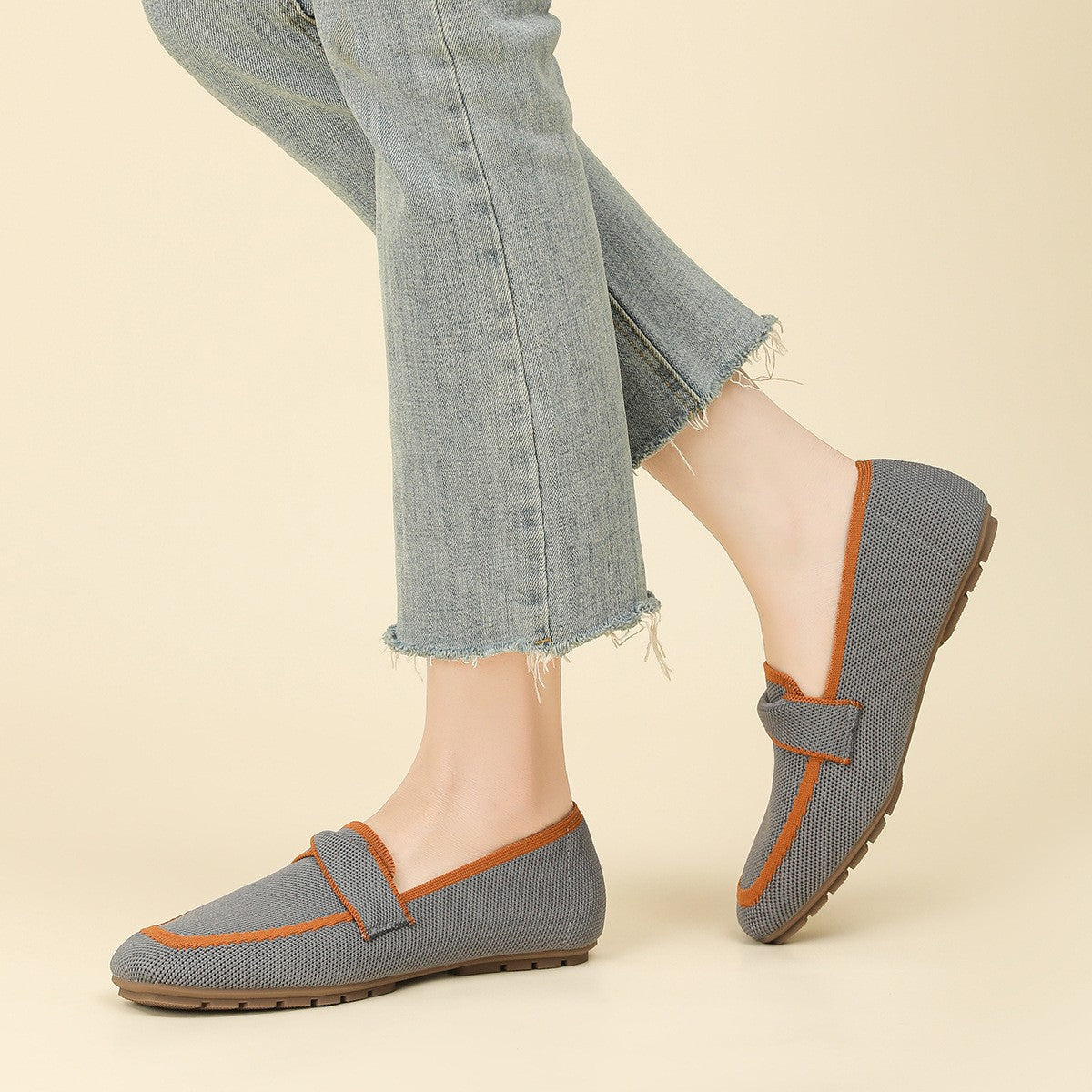 Mocassim Confortável em Malha Tricô - Carys
