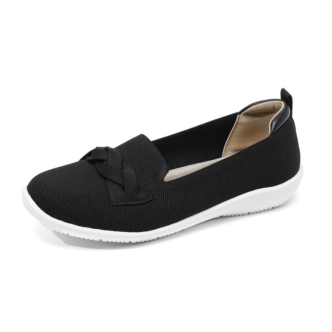 Mocassim Confortável em Malha Tricô - Lorene