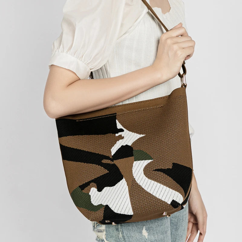 Bolsa de Malha Tricô Tote - Lucy