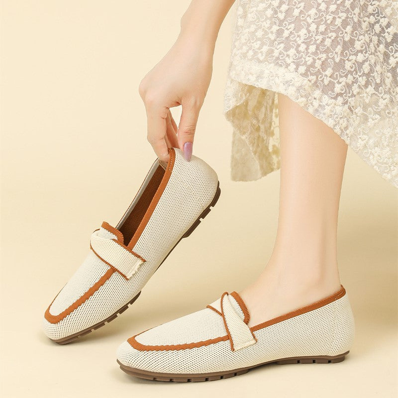 Mocassim Confortável em Malha Tricô - Carys