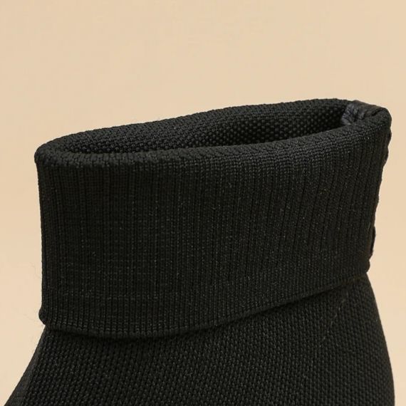 Bota em Malha Tricô Confortável - Sofia