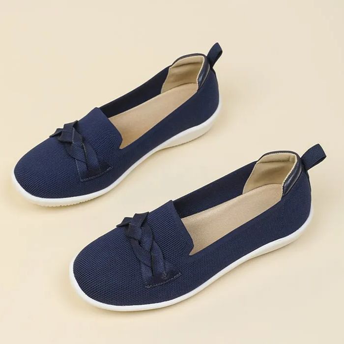 Mocassim Confortável em Malha Tricô - Lorene